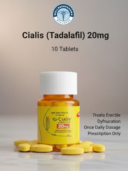 Cialis Botal – 20mg (Made In UK)