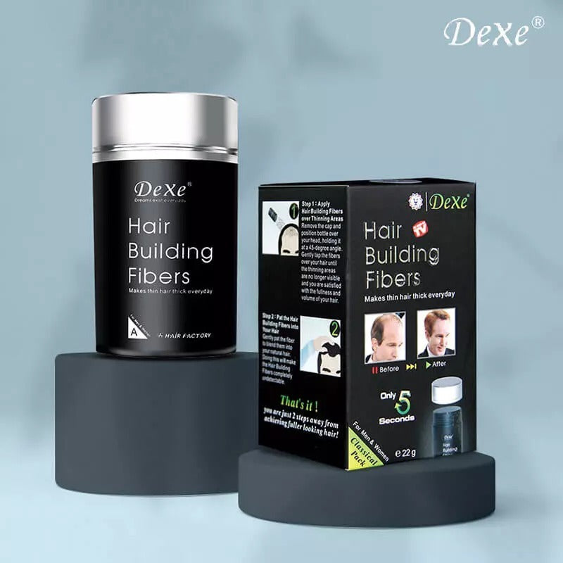 Imported Dexe Hair Building Fibers With Spray